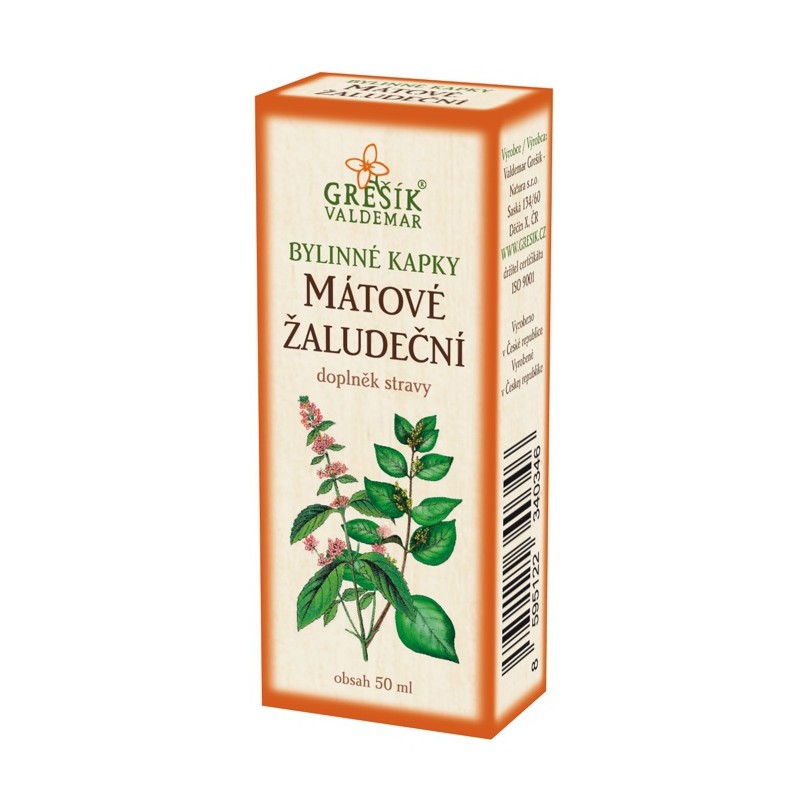 Grešík Mátové žaludeční kapky 50 ml