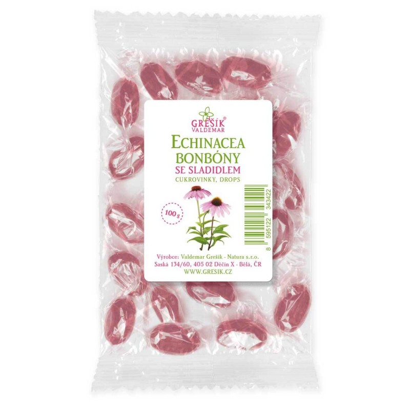 Grešík Echinacea bonbóny se sladidlem 100 g