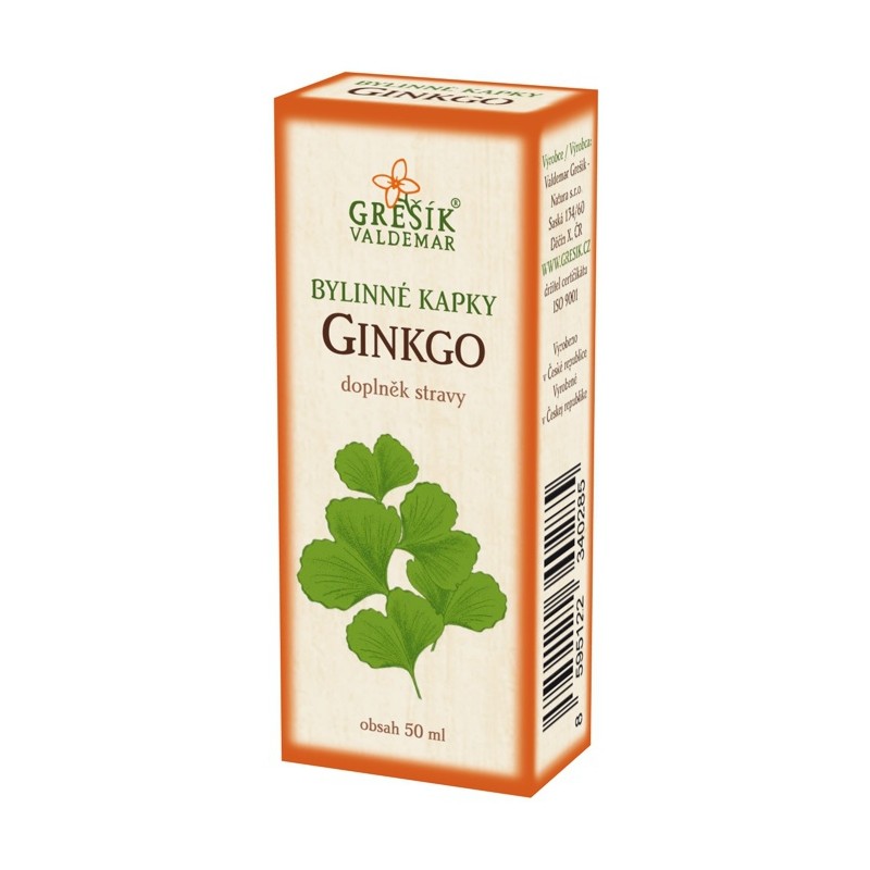 Grešík Ginkgo kapky 50 ml