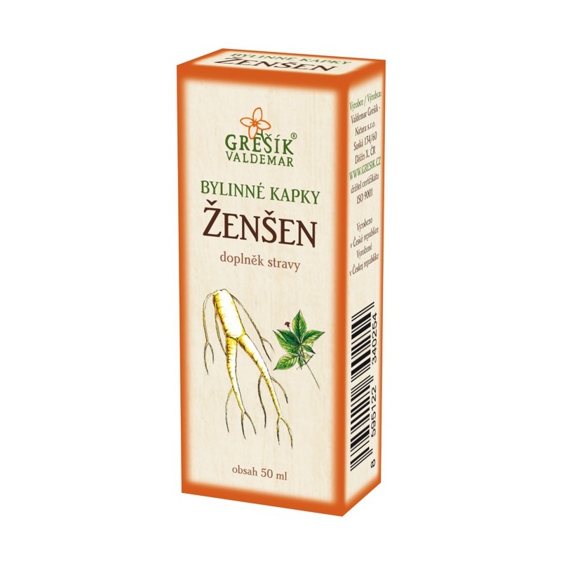 Grešík Ženšen kapky 50 ml