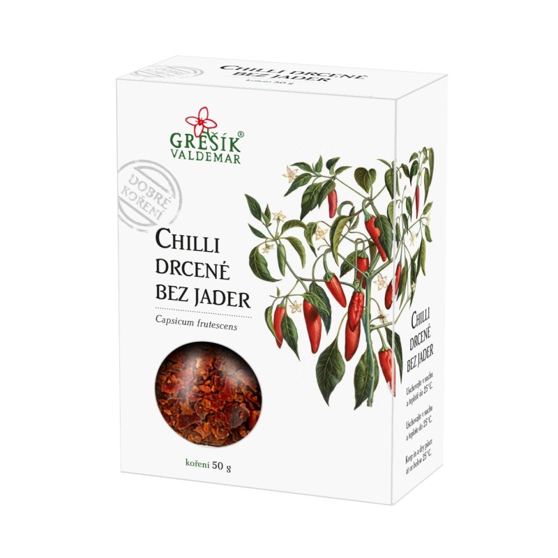 Grešík Chilli drcené bez jader 50 g