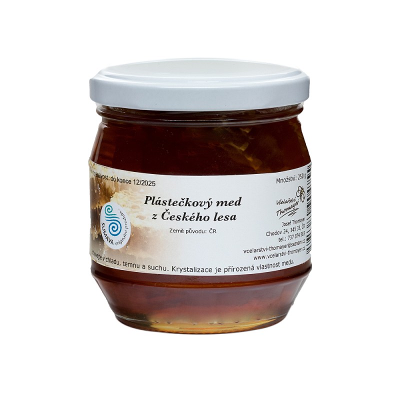 Plástečkový med, 250 gr